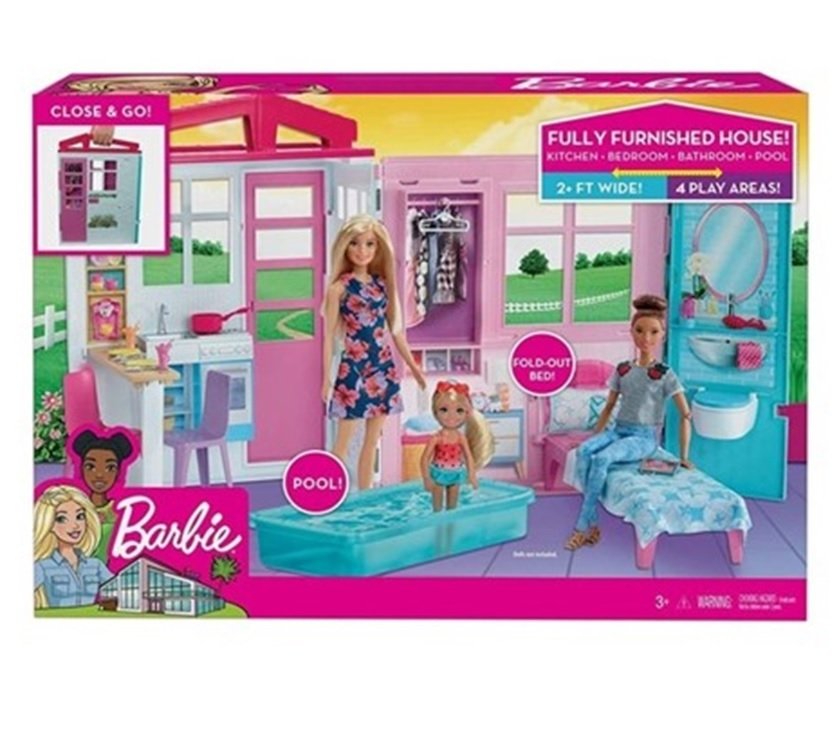 Mattel Barbie Portatif Ev FXG54