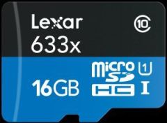 Lexar 16GB 633x MicroSDHC Hafıza Kartı