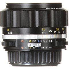 Voigtlander Nokton 58mm f/1.4 SL II B Lens (Nikon F Black)