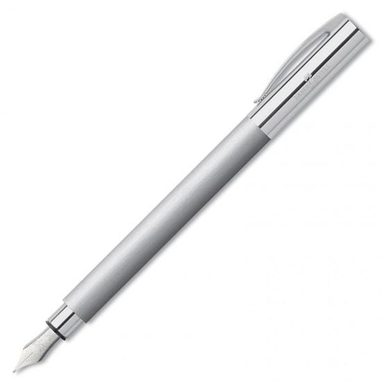 Faber Castell Ambition Metal Fountain Pen, Medium End