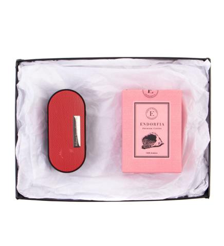 Premium Kahve - Bluetooth Hoparlör Kırmızı