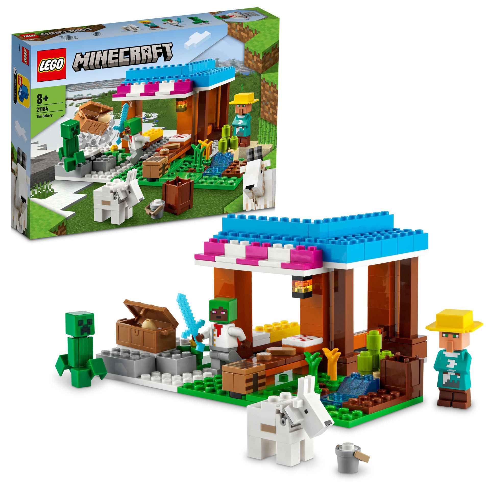 LEGO® Minecraft® Fırın 21184 - 8 Yaş ve Üzeri Çocuklar için Köylü ve Creeper™ İçeren Oyuncak Yapım Seti (157 Parça) LEGO® Minecraft® Fırın 21184 - 8 Yaş ve Üzeri Çocuklar için Köylü ve Creeper™ İçeren Oyuncak Yapım Seti (157 Parça)
