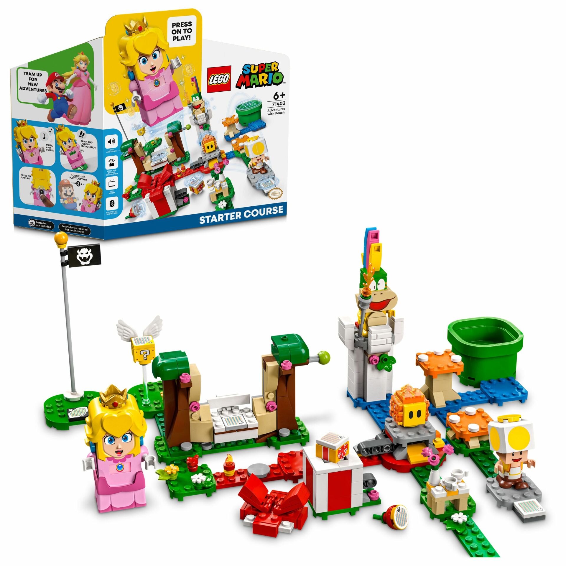 LEGO® Super Mario™ LEGO® Super Mario™ Peach ile Maceraya Başlangıç Seti 71403 Yapım Seti (354 Parça) LEGO® Super Mario™ LEGO® Super Mario™ Peach ile Maceraya Başlangıç Seti 71403 Yapım Seti (354 Parça)