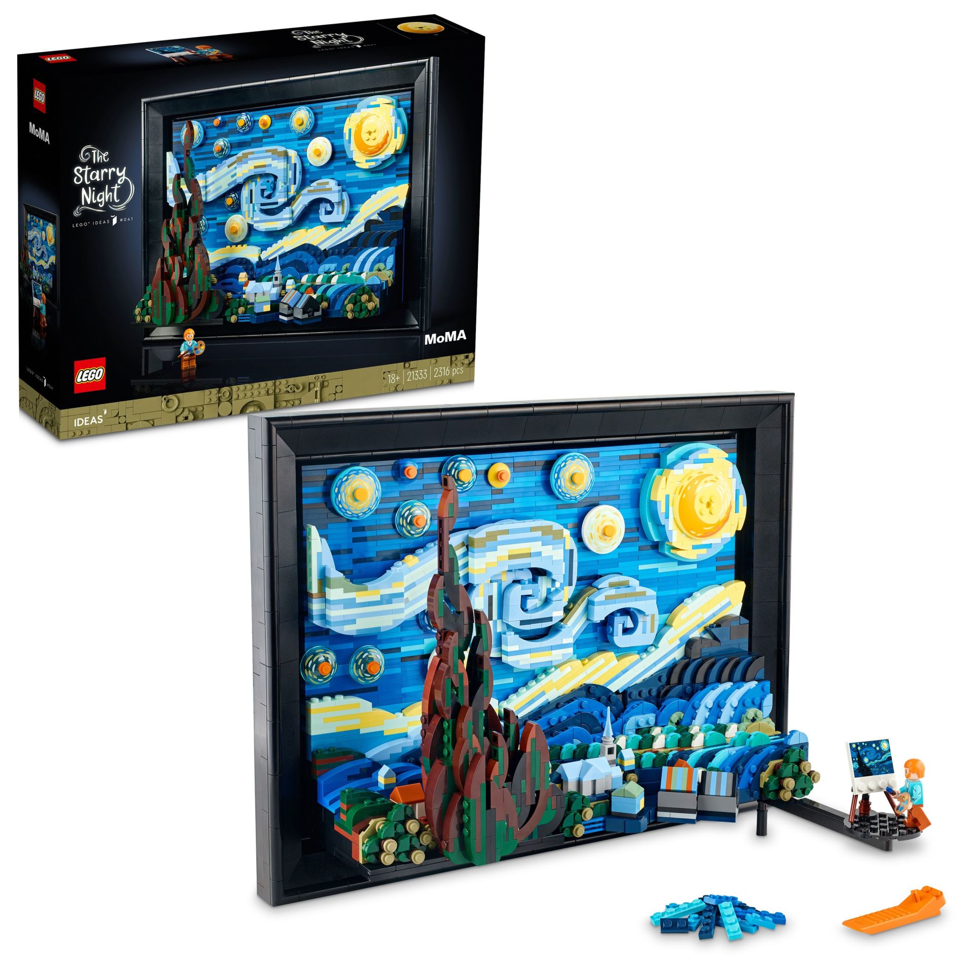LEGO® Ideas Vincent van Gogh – Yıldızlı Gece 21333 Yapım Seti (2316 Parça) LEGO® Ideas Vincent van Gogh – Yıldızlı Gece 21333 Yapım Seti (2316 Parça)