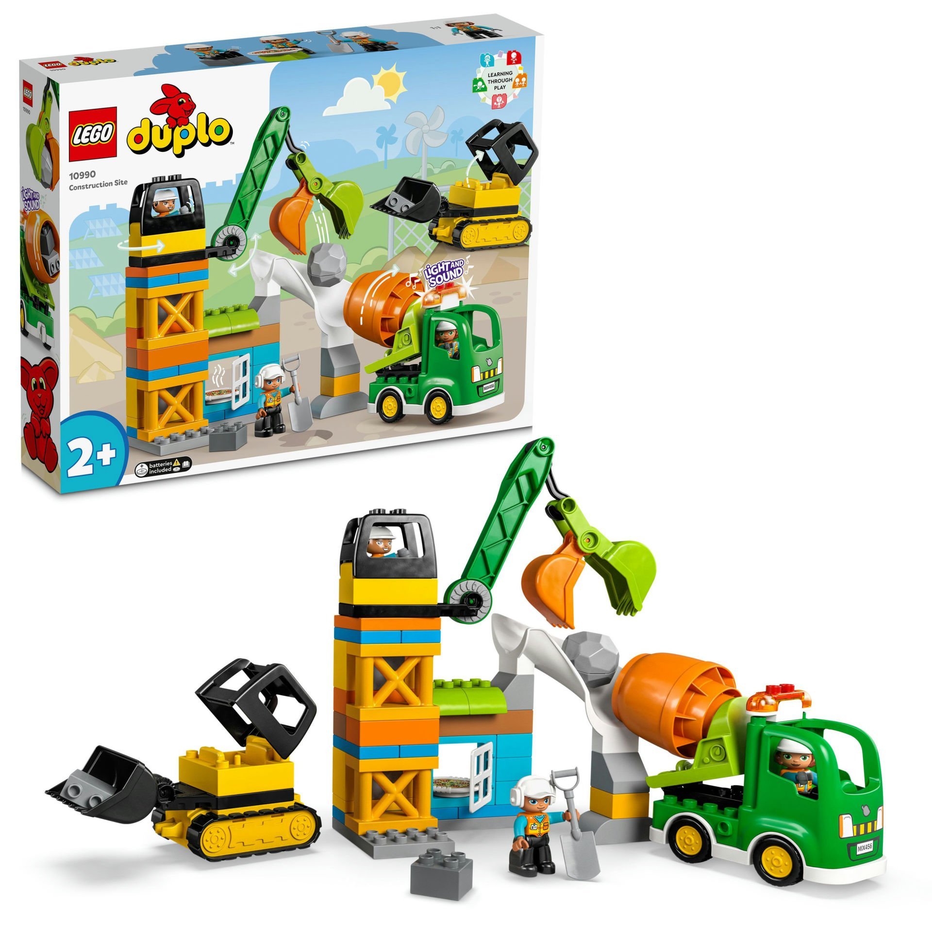 LEGO® DUPLO® Kasabası İnşaat Sahası 10990 Oyuncak Yapım Seti (61 Parça)