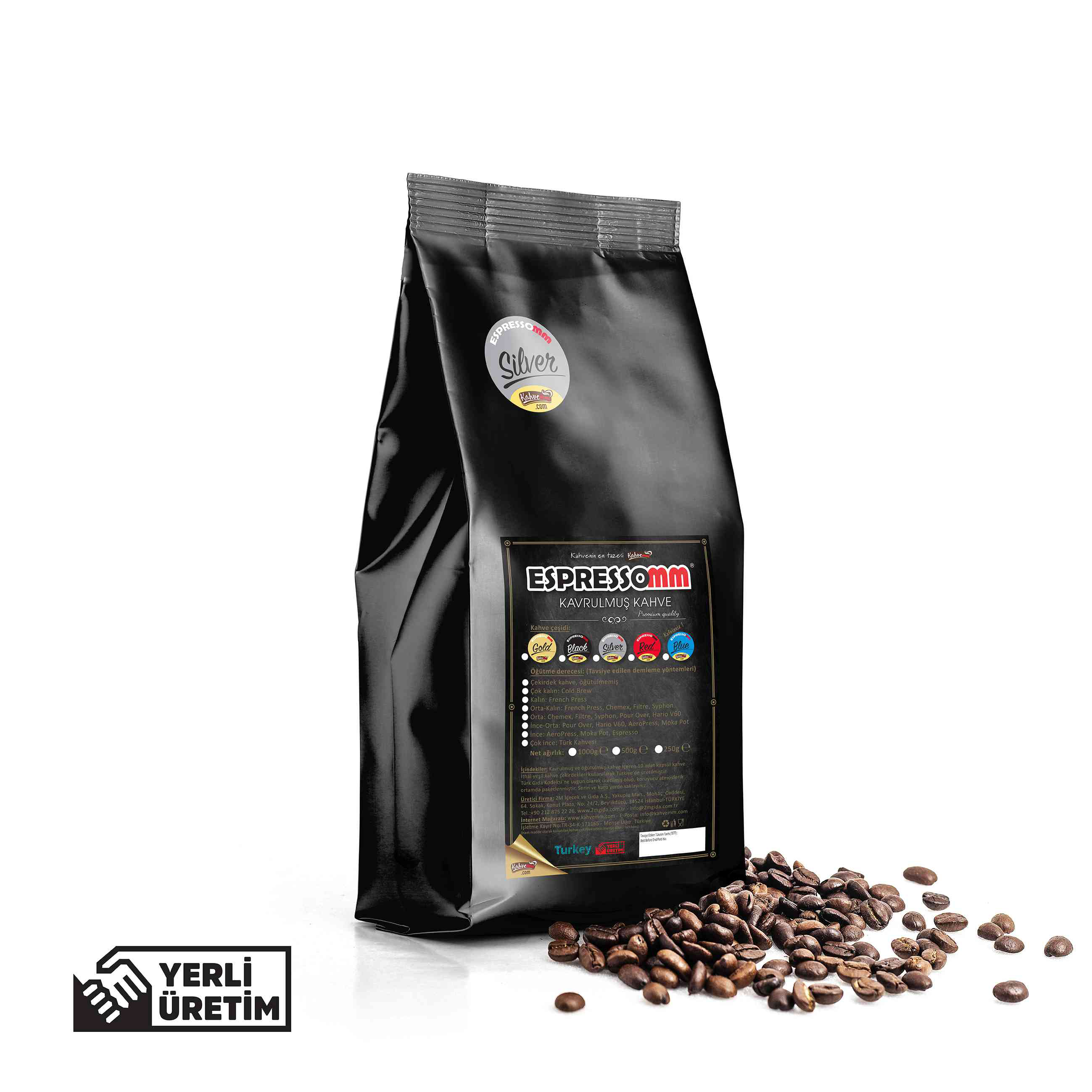 ESPRESSOMM® SİLVER ÇEKİRDEK KAHVE