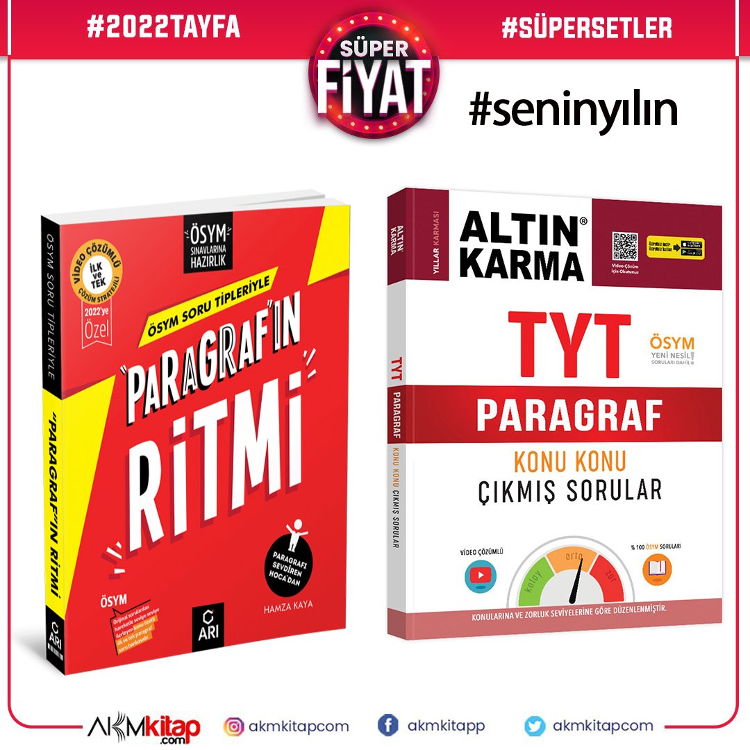 Ari Paragrafin Ritmi Ve Altin Karma Paragraf Konu Konu Cikmis Sorular 2 Kitap Set