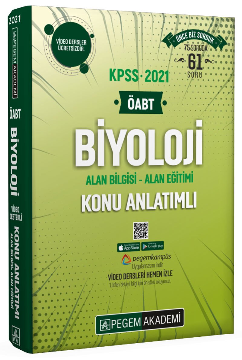 2021 KPSS ÖABT Biyoloji Video Destekli Konu Anlatımlı ...