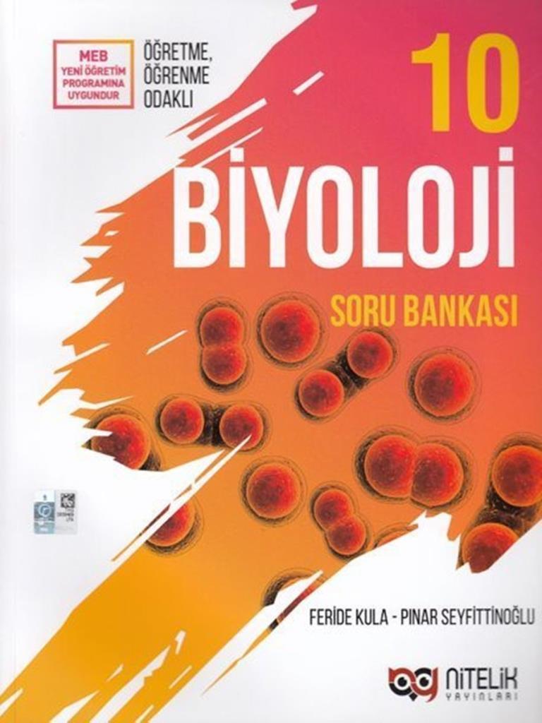 10.Sınıf Biyoloji Soru Bankası Nitelik Yayınları, Nitelik Yayınları, 10 ...