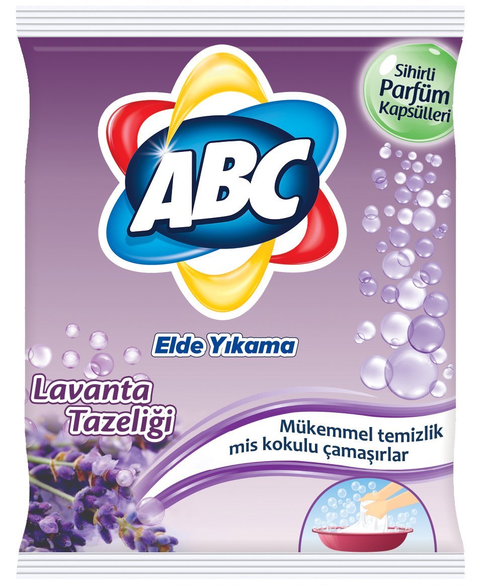 ABC Elde Yıkama Toz Deterjan Lavanta Tazeliği 600 Gr