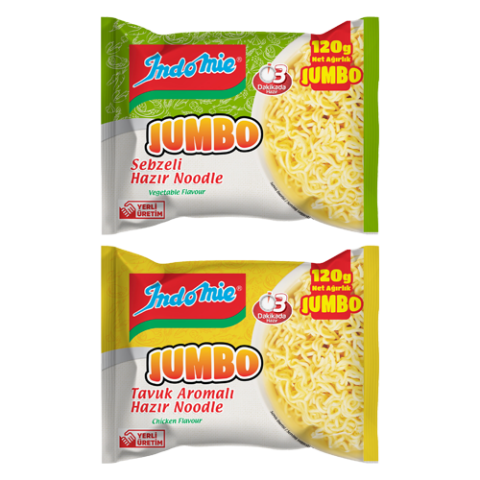 Indomie Jumbo Noodle Çeşitleri 120 Gr