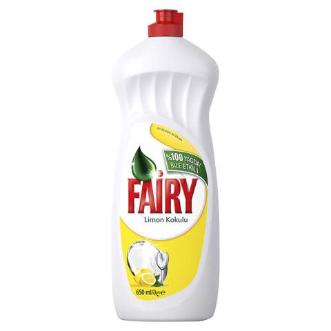 Fairy Sivi Bulasik Deterjani Limon Kokulu 650 Ml