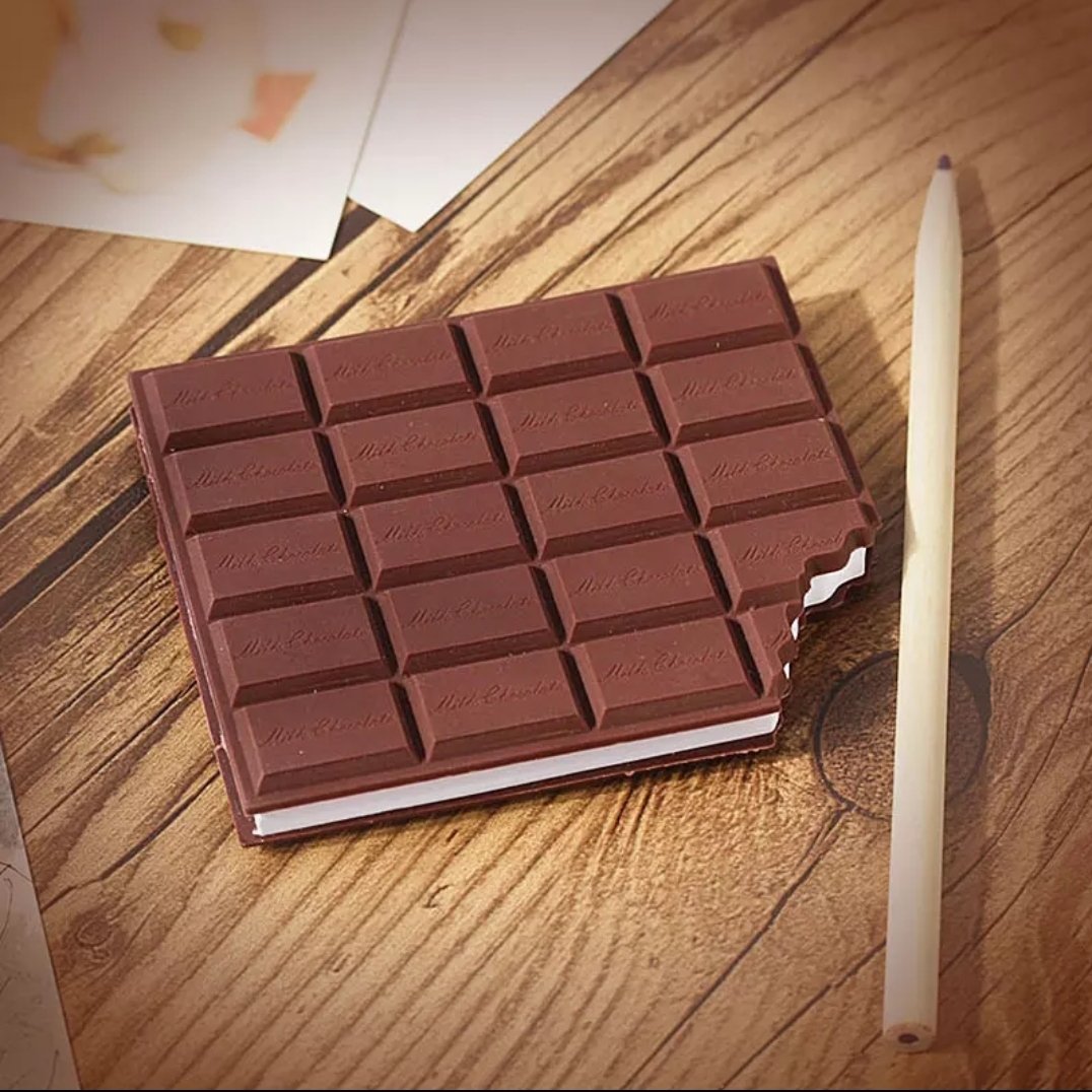 Çikolata Görünümlü Not Defteri Bakmakistersen Defter