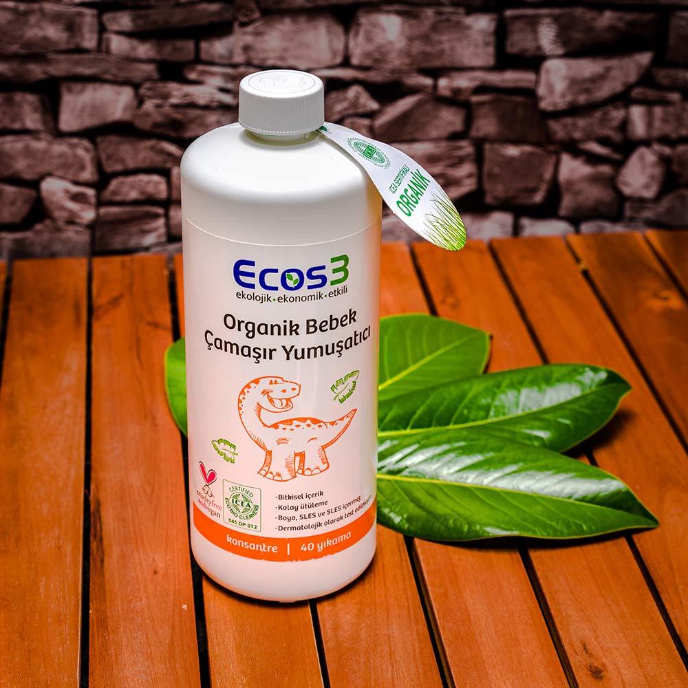 Ecos3 Organik Bebek Çamaşır Yumuşatıcı