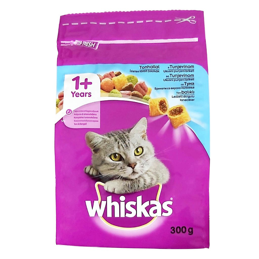 Whiskas Ton Balıklı Sebzeli Yetişkin Kedi Maması 300 g