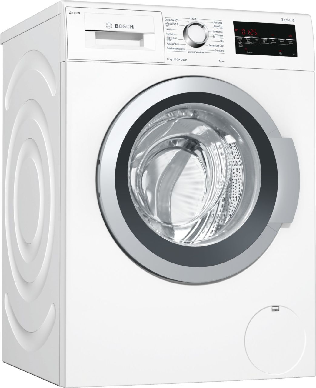 Bosch Wat24s80tr 9 Kg 1200 Devir A Beyaz I Dos Camasir Makinesi