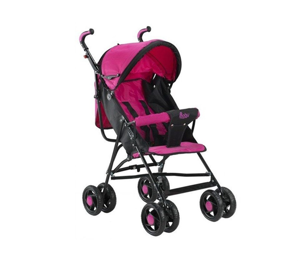 Babyhope SC100 Tam Yatarlı Baston Bebek Arabası Pembe Size Özel