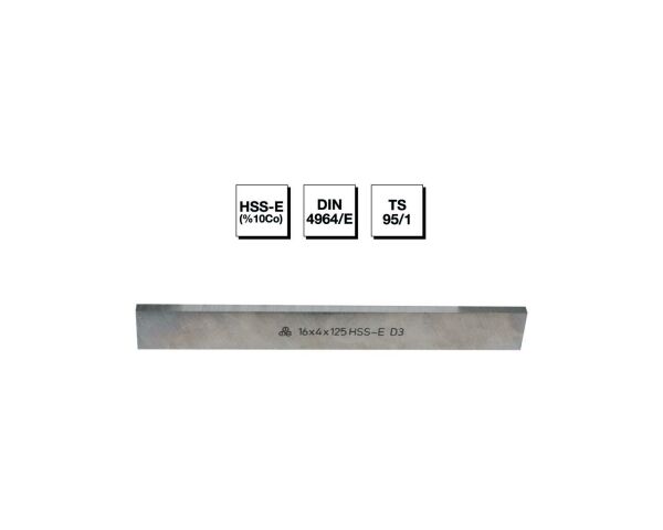 HSS - E (-Co) DIN 4964/E Trapez Kesitli Torna Kalemi - 5x20x160 mm