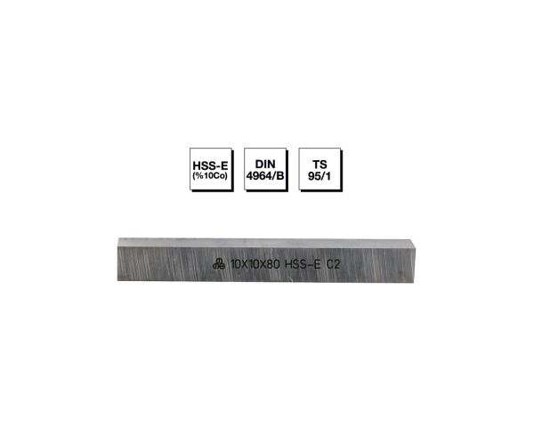 HSS - E (-Co) DIN 4964/B Kare Kesitli Torna Kalemi 16x16x200