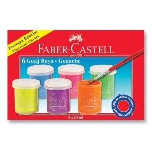 Faber Castell Neon Guaj Boya 6 Renk