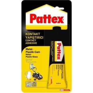 Pattex Contact Metal Plastik Cam Yapıştırıcı Şeffaf 50Gr