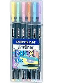 Pensan 6200 Fineliner 6 Lı Pastel