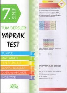 Rota Yayınları 7. sınıf yaprak test