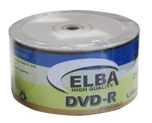 Elba Dvd-R 4,7GB/120MIN 16X Prıntable Dvd-R 50li