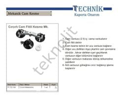 Cırcırlı Cam Fitili Kesme Makinası