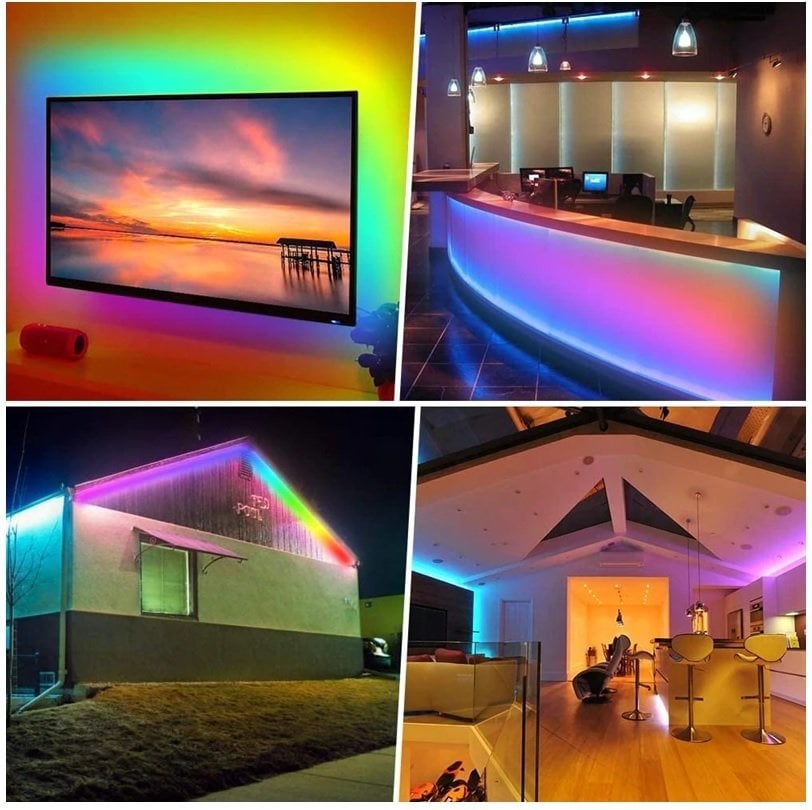 Cata 5 Metre 12 Volt İç Mekan Mekan Şerit Led Rgb