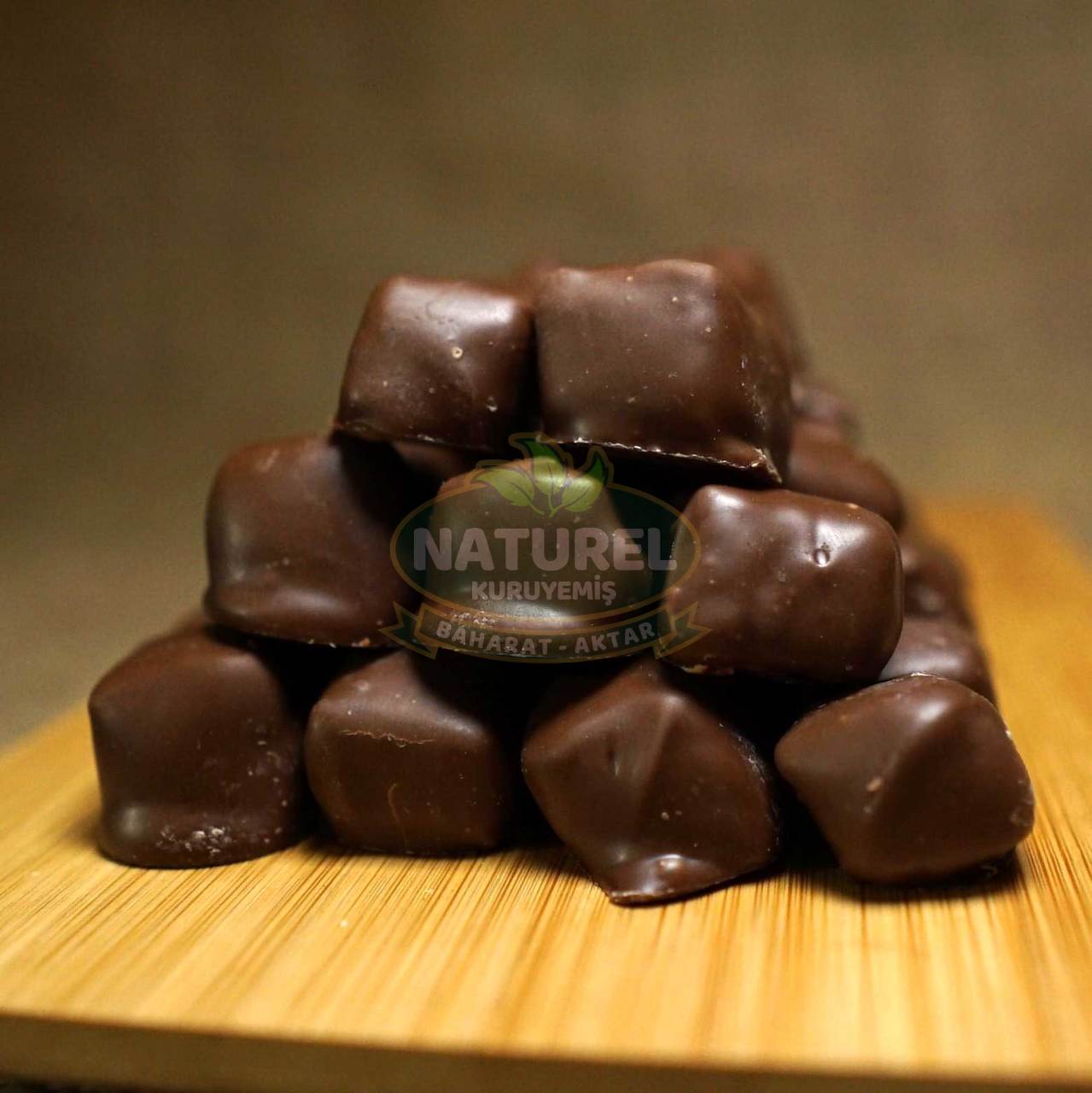 Çikolata Kaplı Fıstıklı Lokum Online Kuruyemiş Naturel Kuruyemiş