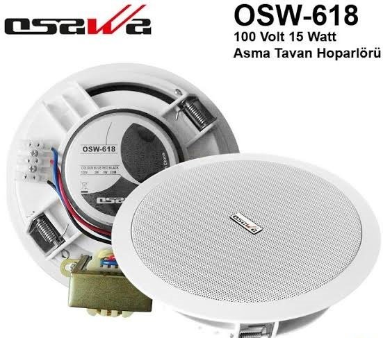 OSAWA OSW618 16 cm Tavan Hoparlörü Osawa