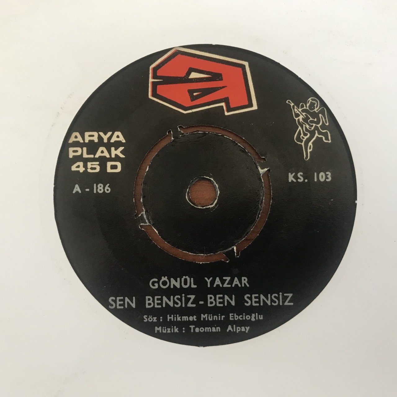 Gönül Yazar Sen Bensiz Ben Sensiz 45 Lik Plak