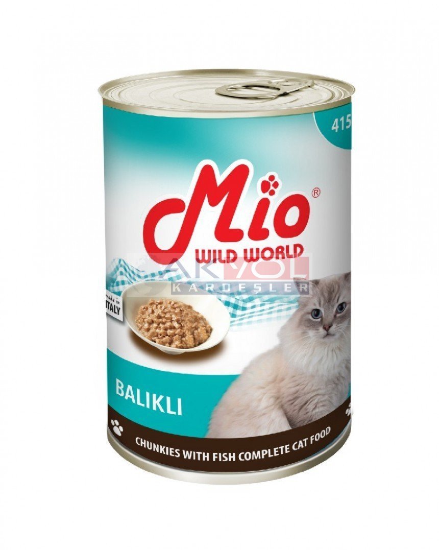 Tisert Mio Balıklı Kedi Konservesi 415 gr. Kedi Konserveleri