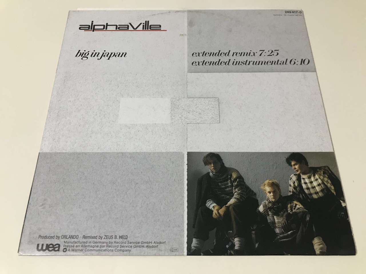 Alphaville ‎– Big In Japan (Extended Remix) Plak, CD, DVD Satın Al