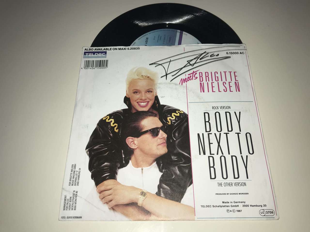 Falco Meets Brigitte Nielsen Body Next To Body Plak Cd Dvd Satın Al