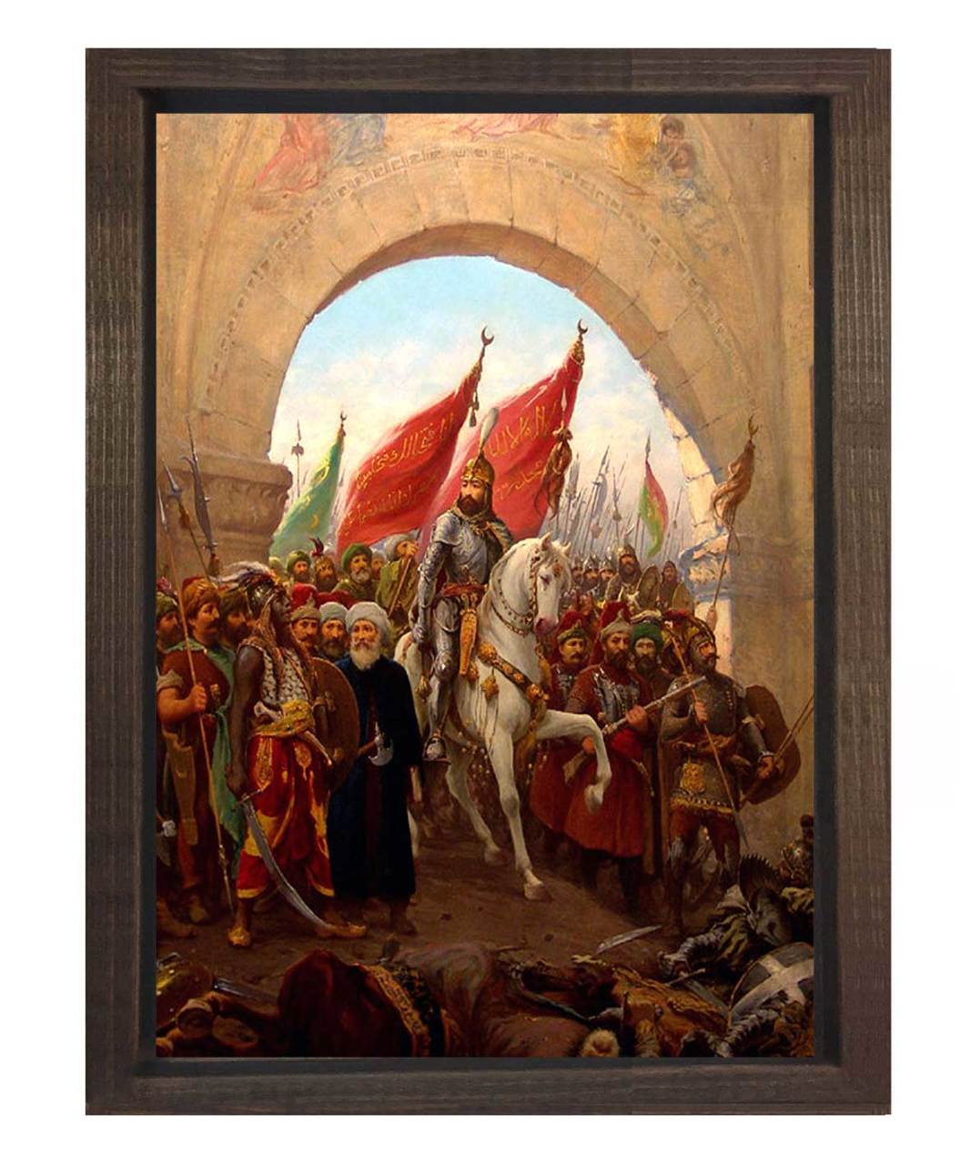 Fatih Sultan Mehmet Tablosu - Çerçeveli Tablo