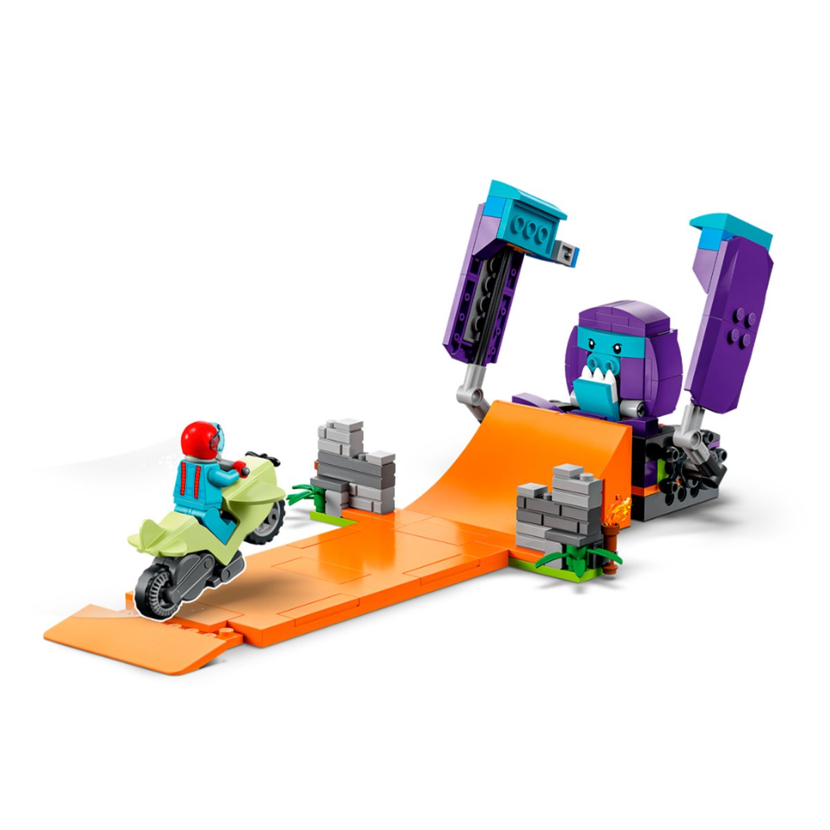 Lego City 60338 Şempanze Yumruğu Gösteri Çemberi, 226 parça, +7 yaş
