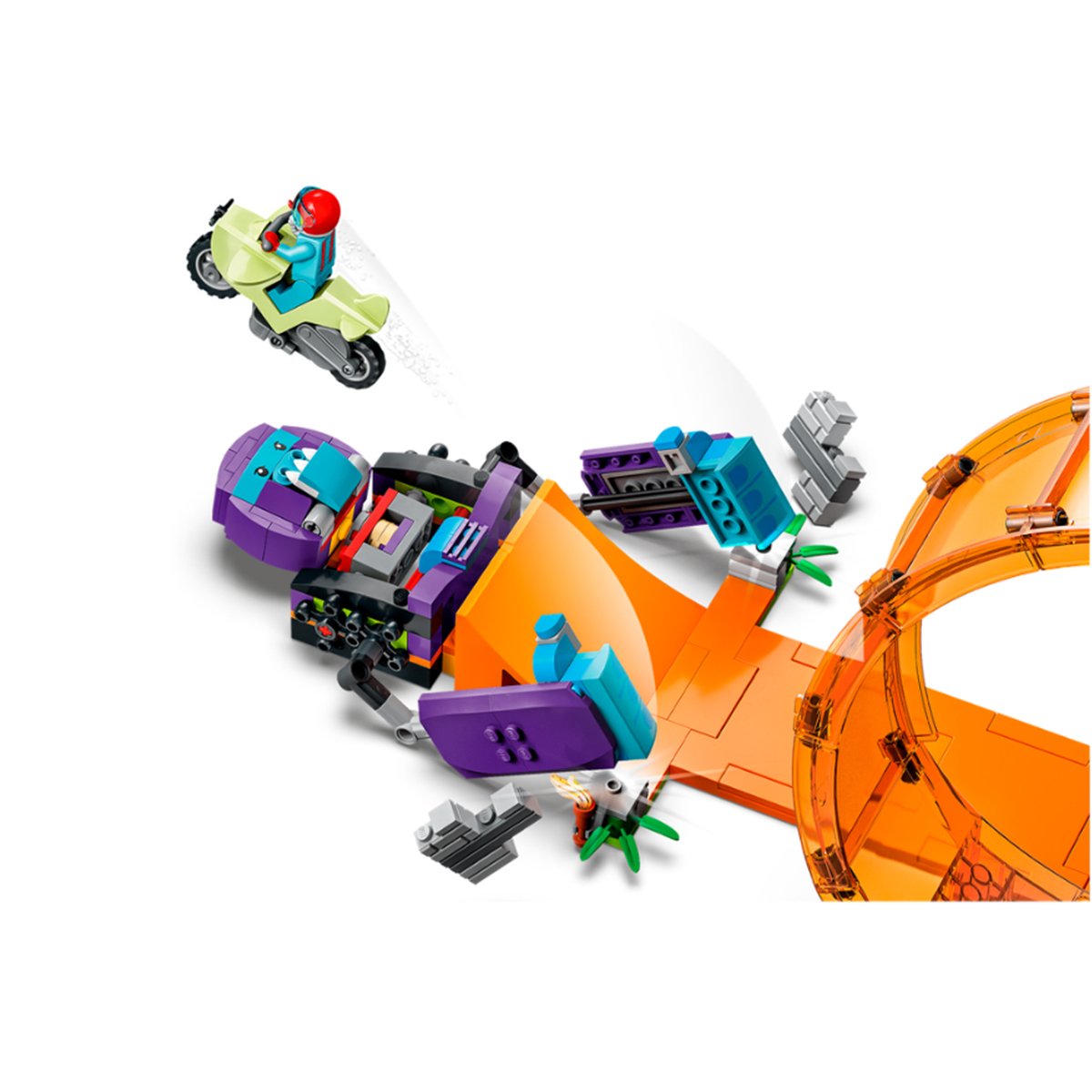Lego City 60338 Şempanze Yumruğu Gösteri Çemberi, 226 parça, +7 yaş