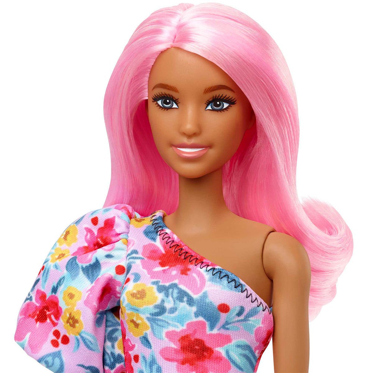 HBV21 Barbie Fashionistas Tek Omuz Elbiseli, Protez Bacaklı