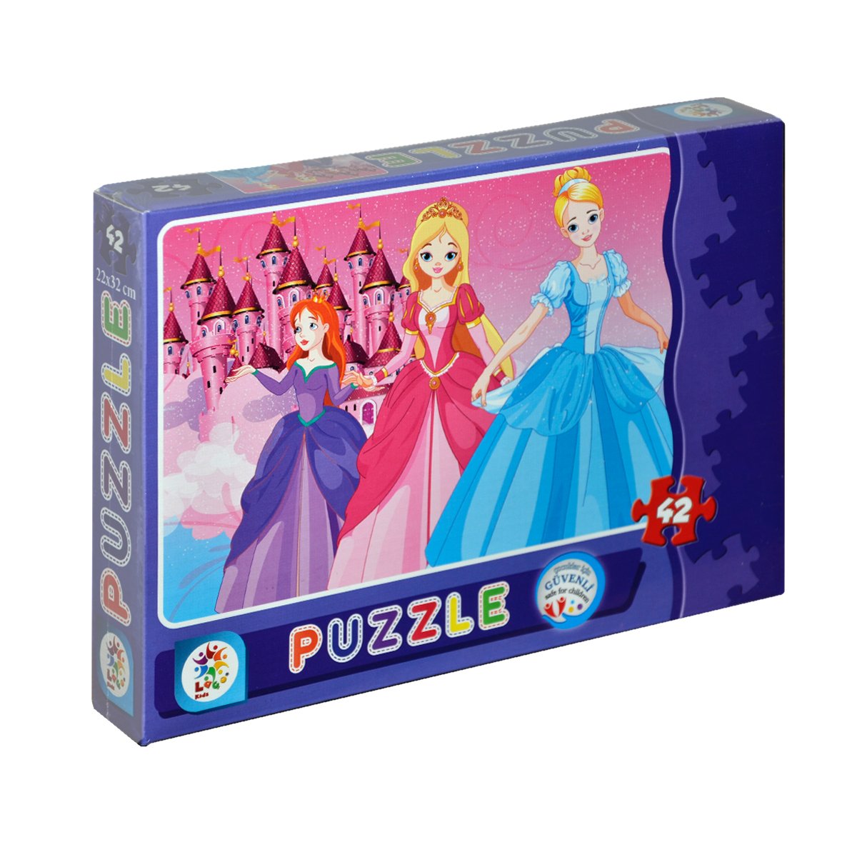 LC7142 Laço Kids Prensesler 42 Parça Puzzle