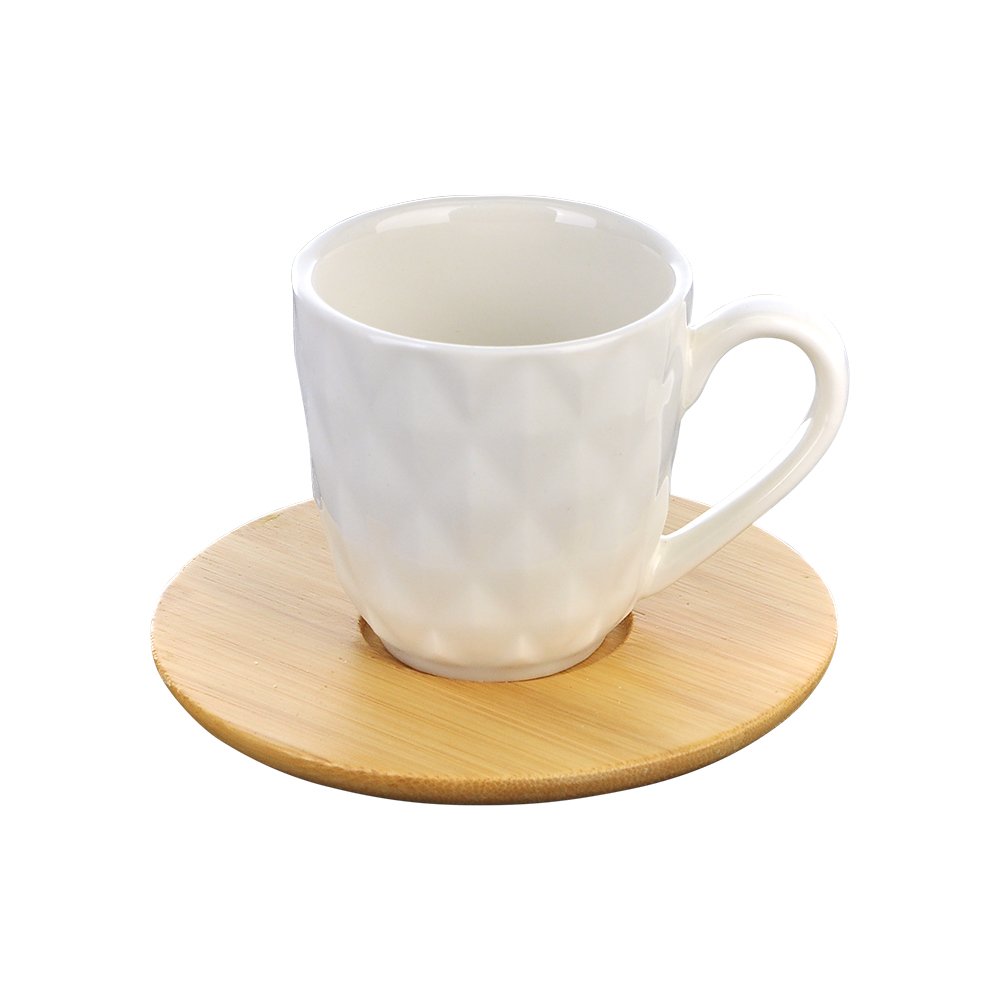 6�lı Bambu Nasip Kahve Fincan Seti Tedi Online Alışveriş