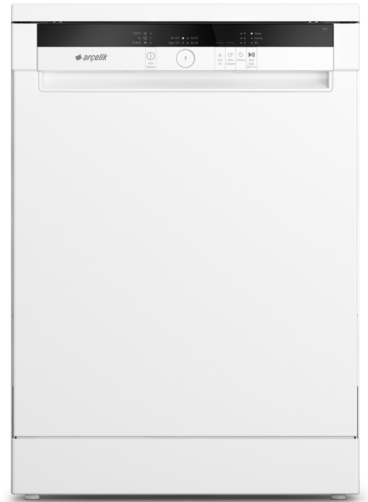 Arcelik 6344 A 4 Programli Beyaz Bulasik Makinesi Fiyati