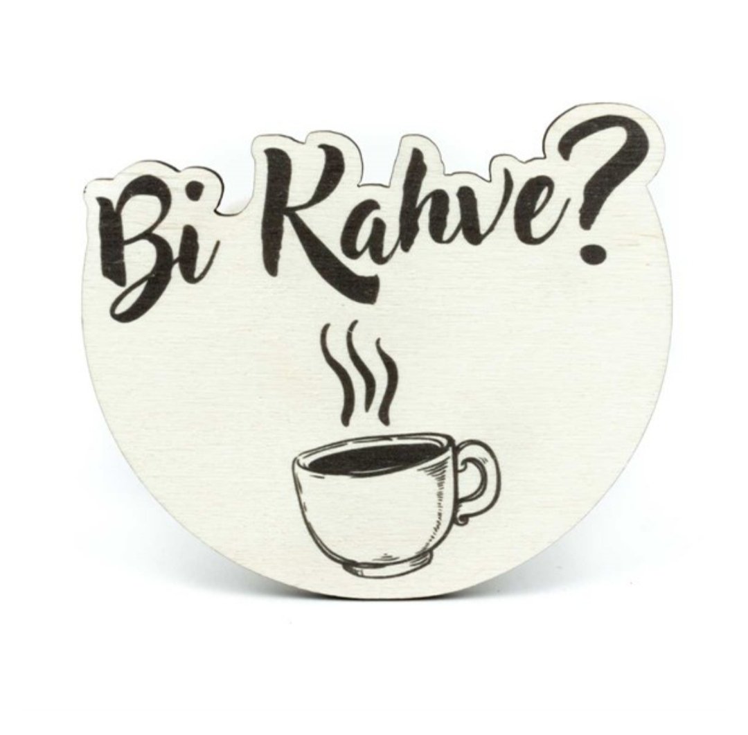 Bi Kahve Bardak Altlığı 5,00 TL