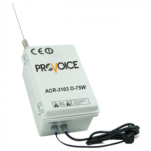 Provoice ACR-3103D 75 Watt Dış Ortam Ezan/Anons Alıcı Yayın Ünitesi(Dual Band) Provoice ACR-3103D 75 Watt Dış Ortam Ezan/Anons Alıcı Yayın Ünitesi(Dual Band)