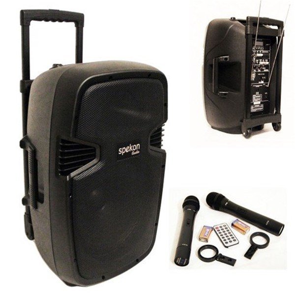 Spekon Port 12 A - 12 inç 150W Portatif Şarjlı Aktif Kabin Spekon Port 12 A - 12 inç 150W Portatif Şarjlı Aktif Kabin