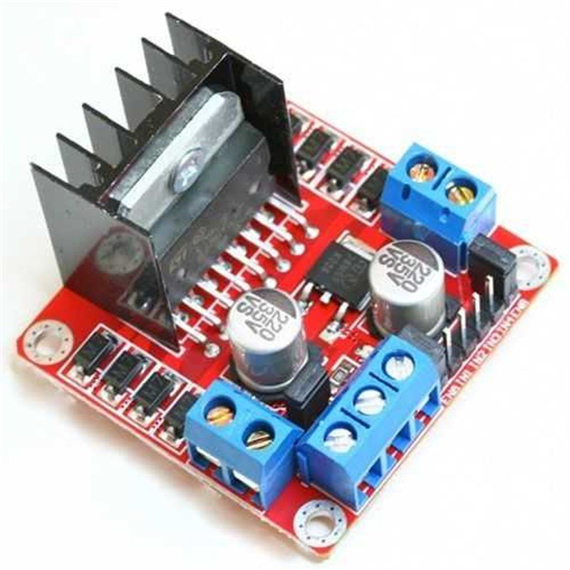 l298n motor driver with hoverboard wheels