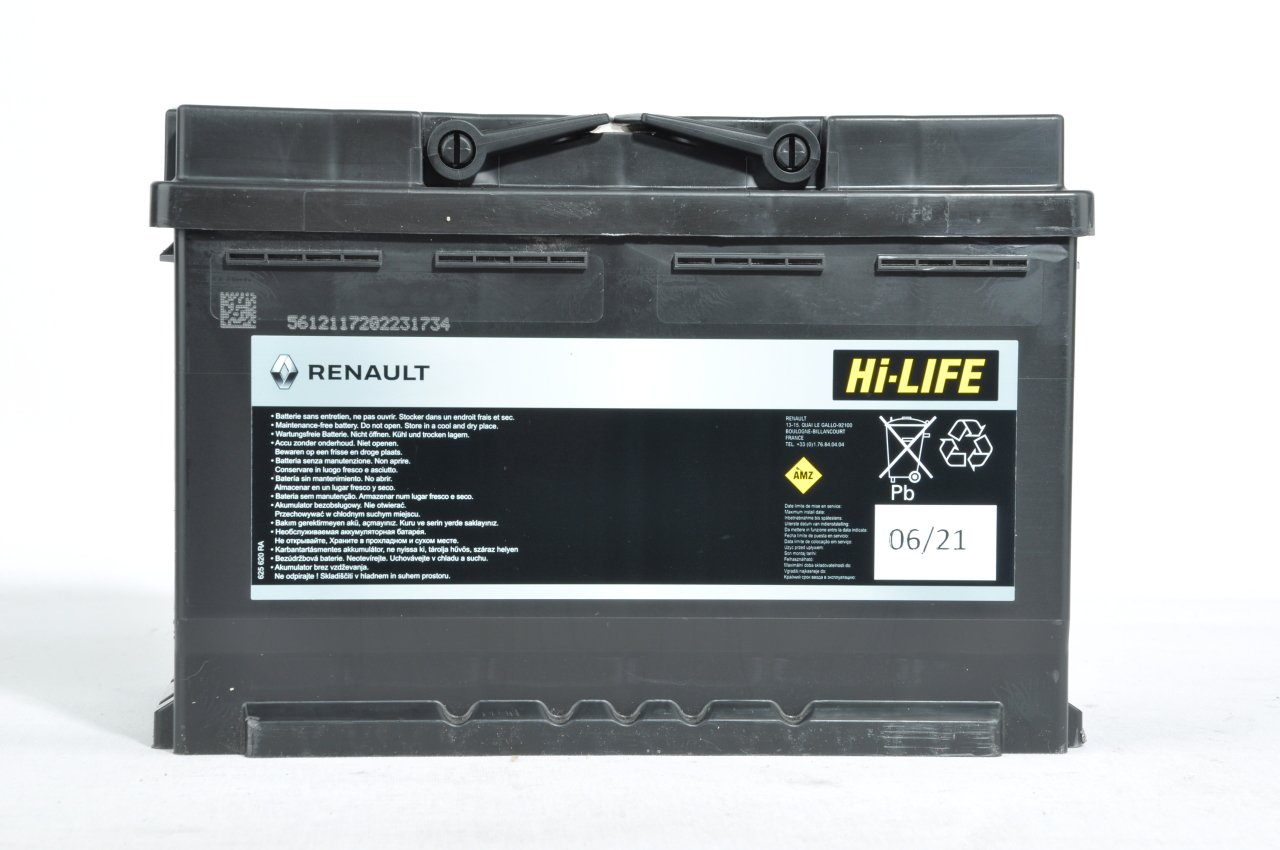 Starterbatterie Renault AGM 12V 70Ah 760A(EN) R+ - 7711424423 Renault -   Shop