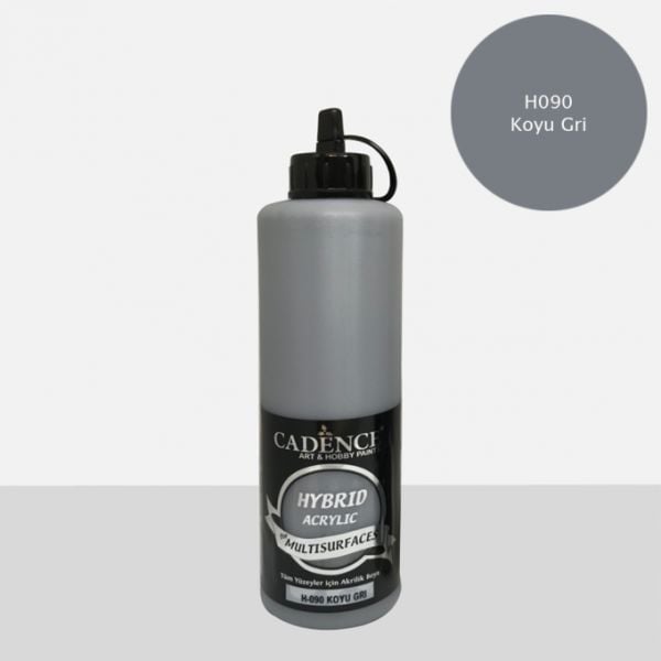 Cadence 500 ml Hybrid Akrilik Multisurfaces Koyu Gri [H090]