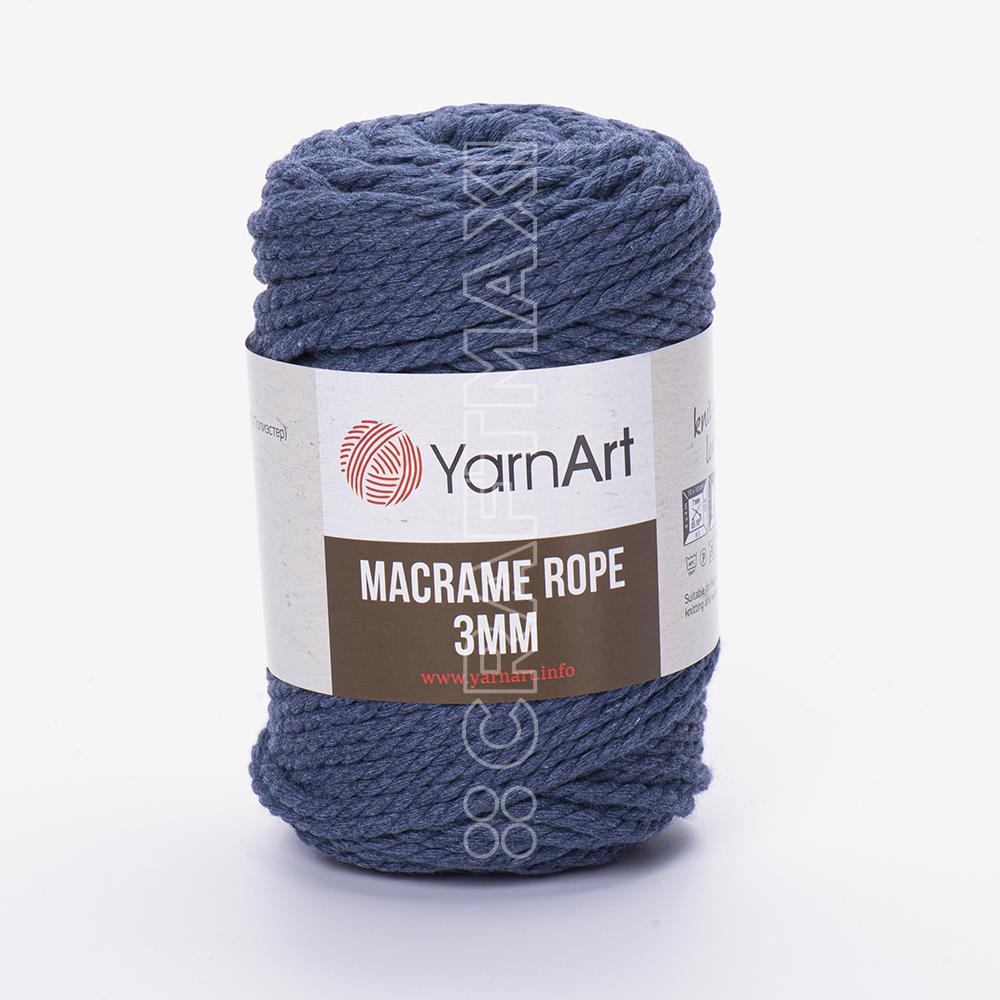 Yarnart Macrame Rope 3 mm - Macrame Cord Claret - 781